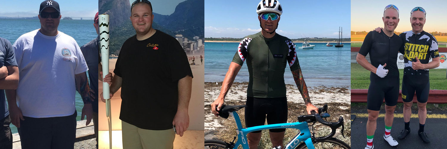 Ryan Brodie lost half his body weight in a year