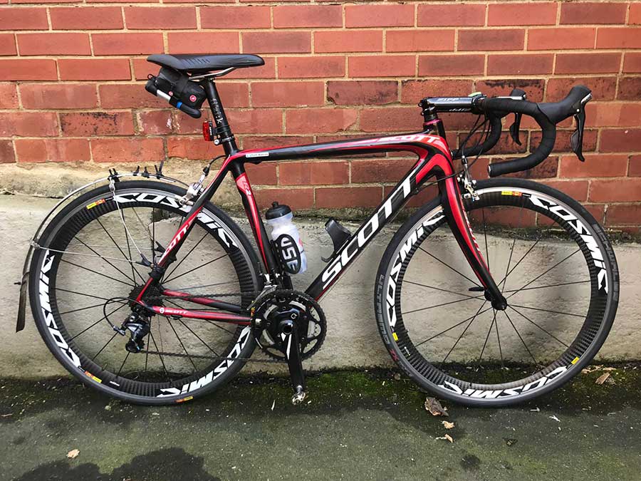 Tom Barras Spatzwear winter bike